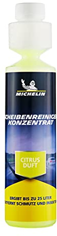 MICHELIN Scheibenreiniger Konzentrat mit Citrusduft kraftvoll gegen Insekten Schmutz und Schmierfilm Sommer Scheibenwaschanlage klare Sicht Auto