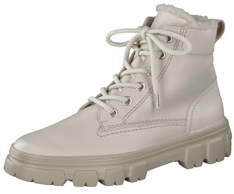 Paul Green Damen Schnürbootie mit Merino-Warmfutter, Frauen Schnürstiefeletten,Warm gefüttert