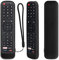 Custodia Protettiva in Silicone Remoto Compatibile con Hisense Telecomando EN2A27 EN2X27HS EN2BO27H ERF2K60H EN2BI27H, Custodia Telecomando per Hisense originale TV Telecomando (Nero)