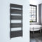 Heated Towel Rail Radiator for Bathroom Flat Panel Ladder Anthracite Designer Central Heating RADS 1600X600mm