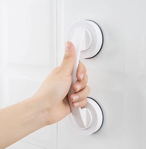 KAFENDA Manijas grandes para puertas y ventanas de vidrio, puerta corredera de baño, ventosa, manija de adsorción no porosa, gabinete, armario, manija sin costura, pasamanos de ducha