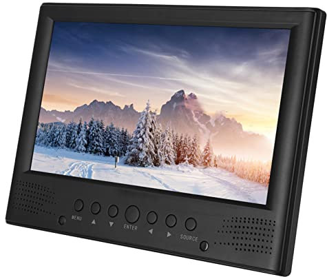 LEADSTAR 9 inch Analog Televisions Car Television Color TFT-LED, LEADSTAR 1080P Rechargeable Portable Digital and Analogue TV for for Bedroom, Kitchen, Caravan, Car