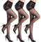 ZIHUA Lot de 3 Paires de Collants Transparents pour Femme – 20 Deniers Control Top Sexy Collants pour Femme