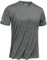 TACVASEN Herren Atmungsaktiv Kurzarm Funktionsshirt Schnell Trocknend Sportshirt Laufshirt Polyester, Dunkelgrau, XL