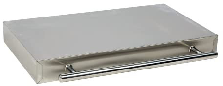 Mayer Barbecue Seitentisch, Klappbar, für Outdoor-Küchen Grill-Module, V2A Edelstahl, Montage links oder rechts am Grill, 58,2 x 40 x 7 cm
