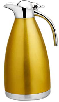 IMIKEYA Insulated Kettle 2.0L Stainless Steel Thermal Pot Double Wall Insulation Leakproof Design for Travel