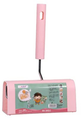 KaAfaL Rodillo Quitapelusas Extra Pegajoso de 16cm for Pelo de Mascotas, 1 Mango con 5 Recambios, 300 Hojas, Rodillo Quitapelusas Portátil for Muebles de Sofá Alfombra Rodillo quitapelusas Herramienta