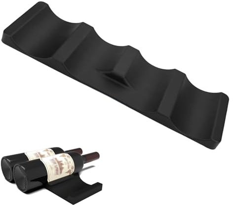 Flaschenhalter Kühlschrank Flaschenablage Flaschenregal Bier Halter,Silikon Flaschenablage, Stapelhilfe für Flaschen und Dosen Flaschenregal Kühlschrank für Flaschen Dosen.
