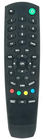 AULCMEET Telecomando, Nuovo telecomando sostitutivo adatto perDolce HD Telekom Sat DIGI KAON NA1400HD KA-003HD KSF-270S2CX KSF-270IR TLCC600 NA1410HD NA1170HD NA1000HD