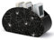 Eleganter TV-Fernbedienungshalter aus PU-Leder mit 5 Fächern, Halloween-Schwarz-Weiß-Grunge-Hintergrund, Spinnennetze, Nachttisch, Desktop-Fernbedienungs-Caddy, Organizer-Ablage für DVD-Media-Player,