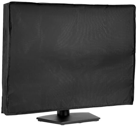 KALIONE 24 PC Monitor Cover, Dust Proof, Waterproof, Black, Oxford Fabric, Full Body (24*18*3.2)