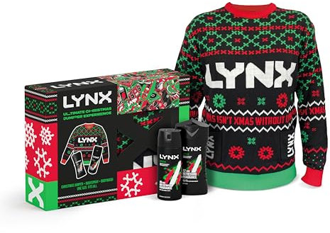 Lynx Ultimate Christmas Jumper Gift Set 2 piece with a Shower Gel and Deodorant