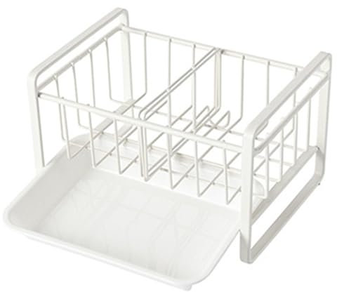 Support d'éponge pour évier de cuisine, organisateur d'évier avec bac d'égouttage amovible, porte-éponge pour évier de cuisine, distributeur de savon, rangement de brosses