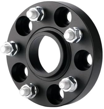 NNBINK Kompatibel Mit Tesla Für Model 3 Y X S 1 Stück Spurverbreiterungen 5 X 114,3, Mittelbohrung 64,1 Mm, Gewindegröße M14 X 1,5, Nabenadapter-Verlängerung Spurverbreiterungen(15 mm)
