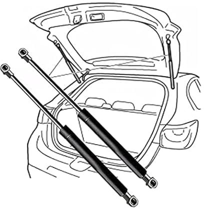 LICYAN 2 Stück Auto Kofferraum Gasfeder für Audi A5 Sportback 2009-2017-48.4cm,Automotive Kofferraum Stoßdämpfer Gasfeder Dämpfer Hubstützen Zubehör