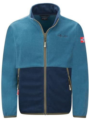 Trollkids Kids Storfjord Jacket 164, Pine Green