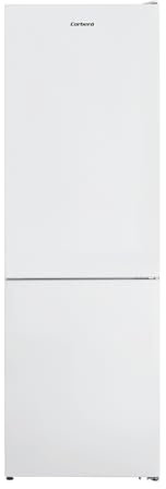 Corbero - Frigorífico Combi | CC594V24NFW | 295L | 60x59,5x186 | No Frost, Luz LED, Crisper, Balcones Ajustables, Estantes de Cristal, Hueveras, Cubiteras | 39 Db | Blanco
