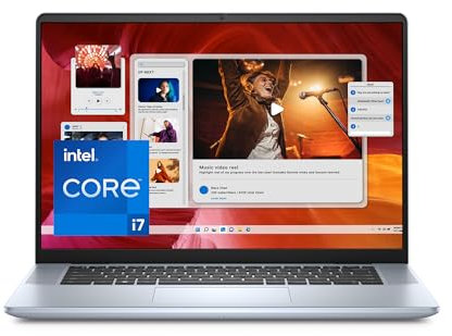Dell Inspiron 7640 Laptop 16 2.5K Display, Intel Core i7-13620H, 16 GB LPDDR5X RAM, 512 GB SSD, Intel UHD Graphics, Windows 11 Home - Cloud cover, metal