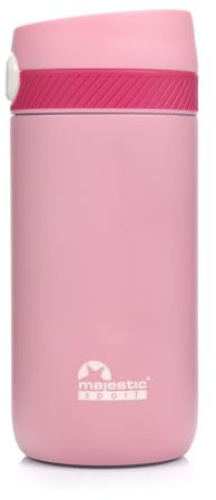Majestic Sport Nord Thermobecher 420 ml, Kaffeebecher to go 100% Auslaufsicher, Hält mind. 6 h warm, BPA-Frei - Schlanker Edelstahl coffee to go becher, Rosa.