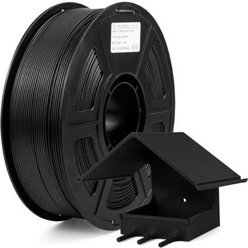 IEMAI ASA Filament 1.75mm 1Kg, ASA mit 20% Kohlenstofffaser, 3D Drucker Filament ASA CF, Hochfest Wetterbeständig, ASA 1.75mm, Maßgenauigkeit +/- 0.02 mm