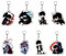 Solo Porte-clés 8pcs Sung Jin Woo Acrylique Clé Pendentif Sung Jin Woo Chibi Figurine Porte-clés Décor De Sac Accessoires