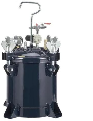 SRKATI home paint sprayer 10L Spray Paint Pressure Pot Tank Air Paint Pressure Pot Metal Rack Leak Repair Sealant for Industry Home Construction(10L 70psi 4.8bar)