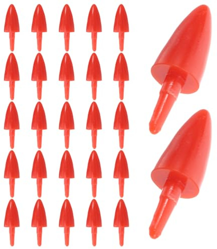 VILLCASE 100 Stück Karotten Nasen für Schneemann Bastelsets für Kreative Winteraktivitäten und Weihnachtsdekorationen Robust und Langlebig für Familienprojekte