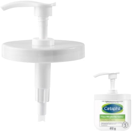 Pumpdeckel für 453 g Körperfeuchtigkeitscreme Pumpspender mit Breiter öffnung,Praktischer Spenderpumpenersatz für KöRperlotion und Handcreme,Kompatibel mit Körperfeuchtigkeitscreme