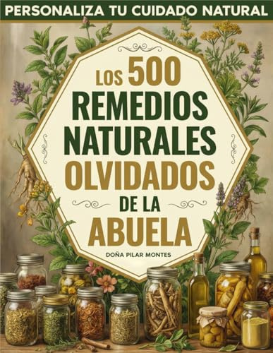 Los 500 Remedios Naturales Olvidados de la Abuela: Personaliza tu cuidado natural con plantas, ungüentos y recetas ancestrales para calmar molestias y reconectar con la sabiduría de antes