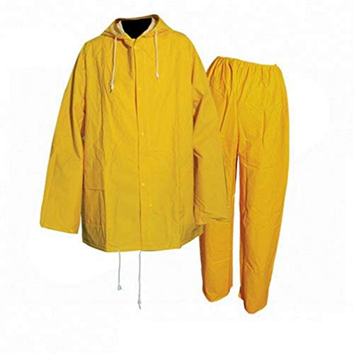 Silverline 633542 Rain Suit Yellow 2pce XL 34W (58 - 120 cm)