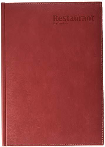 Castelli U07/24-391 A4 Restaurant Booking Diary, Red 297mm H x 210mm W | Simplifies reservation management for busy venues, preventing costly double bookings with automated customer notifications.
