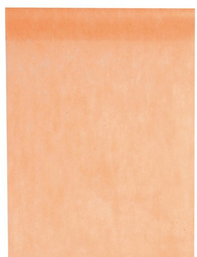 Tischläufer Lachsfarben aus Vlies 30cm breit, 10m für Tischdekoration Palandi®