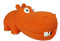 MULTIPET Hippopotamus Hundespielzeug, Latex, Nilpferd, das Grunts, 20,3 cm, 1 Packung