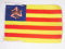 AZ FLAG - Drapeau Sicile Indépendentiste - 45x30 cm - Pavillon Régionaliste Sicilien - Sicilia 100% Polyester Avec Deux Cordelettes - 20g