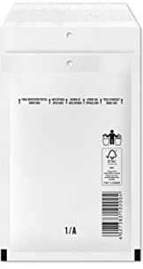 dimapax 400 Stück Luftpolsterversandtaschen Luftpolstertaschen weiß A1 / DIN A6 Luftpolsterumschlag gepolsterte Umschläge Polsterumschläge mit Luftpolsterfolie