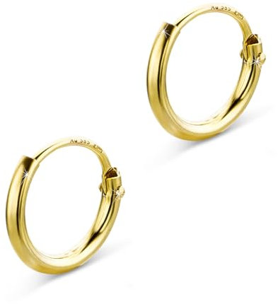 Orovi Damen Gold -Creolen Ohrringe GelbGold Ohrringe 14 Karat (585) Ohr-Schmuck