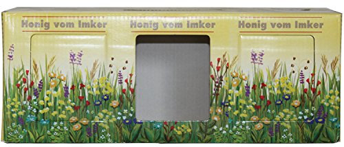Germerott Bienentechnik 10 x Geschenkkarton Blumenwiese für 3 x 500g DIB Glas Preis pro Stück 2,39 Euro