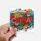 DIYthinker Made In China Asia Chinese-Reise-Kunst Quadrataufkleber 10Cm Wand Koffer Laptop Motobike Aufkleber 8Pcs 10Cm X 10Cm Mehrfarbig