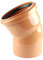 MKK - 19577-001 - KG Bogen 30° PP DN 110-200 Formteil Winkelstück Abwasserrohr orange DN 110