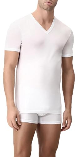 CAGI 3 T-Shirt Mezza Manica Scollo A V Art 1304 100% Filo di Scozia