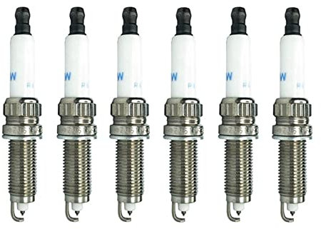 Kfz-Zündkerzen 6 Stück 12120037582 ZR5TPP33-S Iridium Zündkerze passend for BMW E90 E91 E92 F10 F13 135i 535i 640i 740i X1 X3 X5 12 12 0 037 582 Autoteile