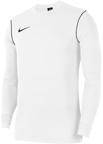 NIKE Park20 Crew Top Unisex para niños, Unisex niños, BV6901-100, Blanco y Negro, M