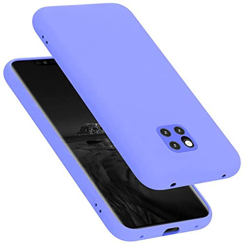 Cadorabo Custodia per Huawei MATE 20 PRO in LIQUID LILA CHIARO - Morbida Cover Protettiva Sottile di Silicone TPU con Bordo Protezione - Ultra Slim Case Antiurto Gel Back Bumper Guscio