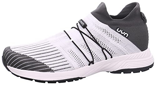 UYN Herren Free Flow Tune Sneaker, White/Grey, 44 EU