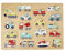 Vertbaudet Baby Auto-Steckpuzzle, Holz FSC Mehrfarbig ONE Size