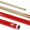 POWERGLIDE Original 1 Piece Snooker Cue Queue, rot, Full Size 57