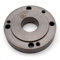 Toplionace 100mm/125mm Drehfutter Rückplatte, Rückplatte Drehmaschinen Zubehör Instrumente Futter Übermäßige Scheiben Verbindungsplatte (φ125mm)