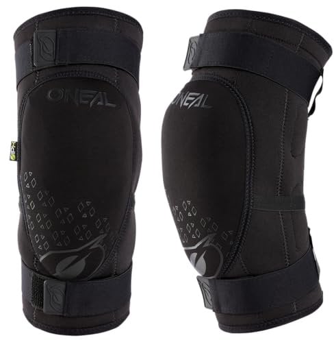 O'NEAL | Genouillères | BMX VTT Downhill | IPX® Protection contre les chocs en polyuréthane, construction légère, matériau résistant à l'abrasion | Dirt Knee Guard V.23 | Adulte | Noir | Taille M