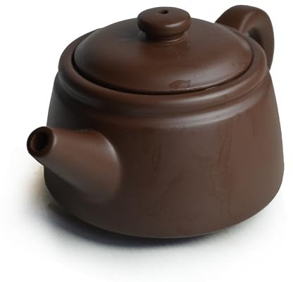 Teapot 8oz Gongfu Tea Pots 8oz/250ml Chinese Zisha Purple Clay Zini Infuse for Loose Tea (M)