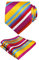 Alizeal Herren Krawatte mit Einstecktuch Mode Elegant Hochzeit Business Krawatte Set, 147-Regenbogen-3, Einheitsgröße